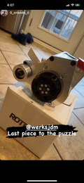 Rotrex Supercharger K-Series Bracket With Pulley - Bottom Mount C30 C38R | MDP 9