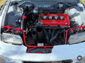 B-Series Valve Cover Dress-Up Titanium Hardware - B16 B18 Honda Acura JDM USDM | MDP 3