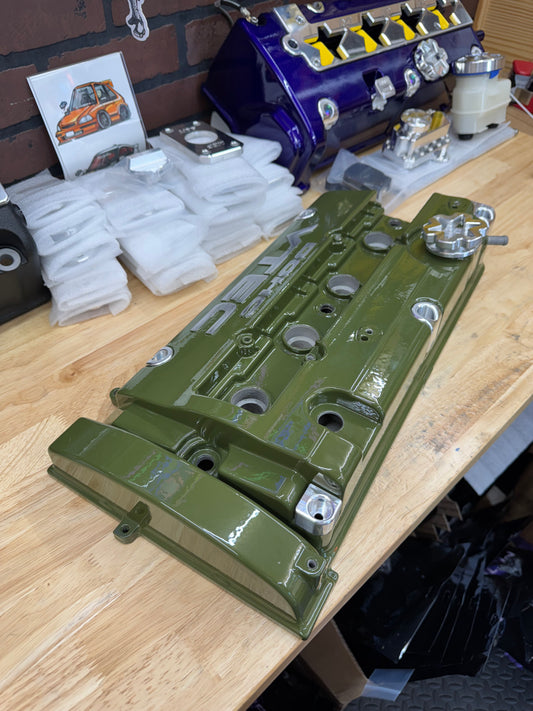 H-Series Valve Cover Dress-Up Titanium Hardware - H22 H23 Honda Prelude Accord | MDP