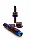 MDP Burnt Titanium Stud Kit – M8 x 1.25 x 45mm with 12-Point Flange Nut 2