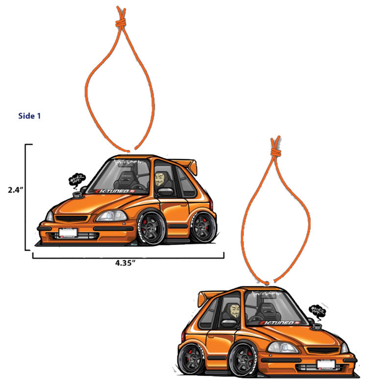 JDM EJ6 Car Air Freshener Ornament - Honda Civic Scented | MDP